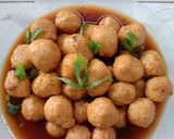 Foto langkah ke 6 dari resep Bakso Tempe Kuah Kecap.