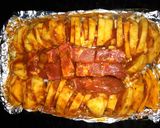 Foto del paso 2 de la receta: Bondiola de cerdo con Papas+calabaza al horno 👇