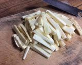 A picture of step 2 of Parsnip Fries.
