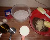 A picture of step 2 of Redvelvet cake.