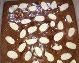 Foto langkah ke 5 dari resep Brownies fudgy melted chewy almond panggang... So Yummy...😋😋😋.
