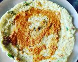 A picture of step 5 of Horsegram palak dosa roll.