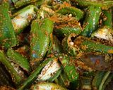 मसाला मिर्ची अचार (masala mirchi achar recipe in Hindi) रेसिपी चरण 2 फोटो