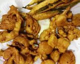 ભજીયા અને મેથીના ભજીયા(Pakoda and methi pakoda recipe in Gujarati) રેસીપી સ્ટેપ10ફોટો