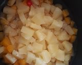 Trópusi gyümölcssaláta recept fázis 1 fotója