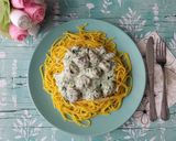 Húsgombócok petrezselymes mártásban spagettivel gluténmentesen recept fázis 4 fotója