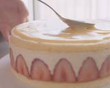Christmas Strawberry and White Chocolate Mousse CakeRecipe video recipe step 21 photo