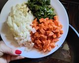 Foto del paso 1 de la receta: Budín de Verduras (en essen)