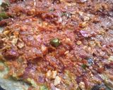 A picture of step 11 of Walnut filled dosa with walnut chutney.