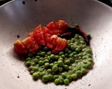 A picture of step 3 of Greenpeas chana dal.