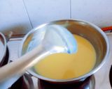 A picture of step 3 of New instant custard Malai cake for Holi festival.