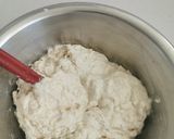 A picture of step 2 of Sour dough bread.