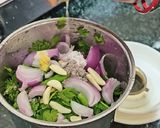 हरे धनिए की चटनी (hare dhaniye ki chutney recipe in Hindi) रेसिपी चरण 4 फोटो