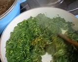 A picture of step 3 of Afang Soup.