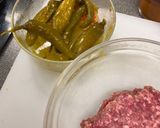 A picture of step 1 of Mexican Nachos with Poblano Peppers.