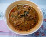 A picture of step 1 of Banga Soup.