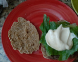 Foto del paso 7 de la receta: Hamburguesa de lentejas con mayonesa casera
