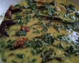 Gambar langkah 9 resipi Bayam Brazil Masak Lemak Cili Padi Bersama Ikan Keli Salai.