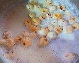 A picture of step 4 of Makhana Kheer.