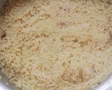 A picture of step 1 of Fried rice with chicken curry.