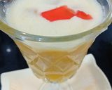 A picture of step 3 of Aru (peach) ka juice.