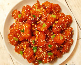 Foto langkah ke 6 dari resep Dakgangjeong (Sweet & Spicy Korean Style Fried Chicken).