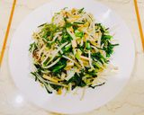 炒韭菜豆芽菜杏鮑菇的食譜步驟3照片