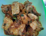 Foto langkah ke 14 dari resep Ayam Tempe Bumbu Merah.