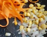 A picture of step 1 of Carrot Peel Corn Cheese Sandwiches.