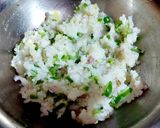 A picture of step 2 of Leftover Rice Tikkis ❤️.