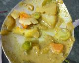 A picture of step 13 of Malabar Mixed Vegetable Kurma.