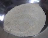 A picture of step 1 of Jaggery Nan Khatai.