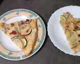 Foto del paso 6 de la receta: Hojaldre de calabacín, queso de cabra y jamón
