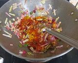 A picture of step 3 of Pav Bhaji Bread Pakoda.