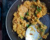 A picture of step 4 of Shalgam ka saag/ Turnip saag.