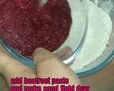 A picture of step 5 of Stuff beetroot poori.