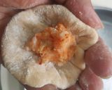 A picture of step 2 of Aloo Poori with khatti mirch.