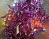 A picture of step 5 of Rainbow salad.