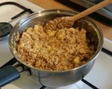 A picture of step 3 of Vickys Apple Flapjacks, GF DF EF SF NF.