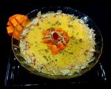 A picture of step 4 of Mango Phirni.