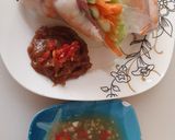 A picture of step 8 of GOI CUON: Vietnamese Fresh Spring Rolls🥗🦐.