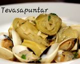 Foto del paso 1 de la receta: Alcachofas con almejas