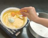 A picture of step 7 of Gujarati khaman dhokla.