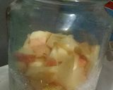 Foto langkah ke 3 dari resep Angel's 1st Overnight Oats mix Apple, Pisang, Sunkist, Nata de coco.