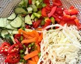 Gambar langkah 4 resipi 👩🍳Salad Ayam Thai🇹🇭.