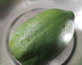 A picture of step 1 of Green Papaya Sabzi.