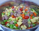 A picture of step 2 of Kez's Lamb Stew.