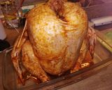 Sörös dobozon sült csirke, sült krumplival és naranccsal recept fázis 3 fotója