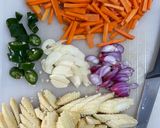 Foto langkah ke 1 dari resep Tumis putren cabai hijau.