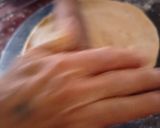 A picture of step 2 of Jaggery partha.